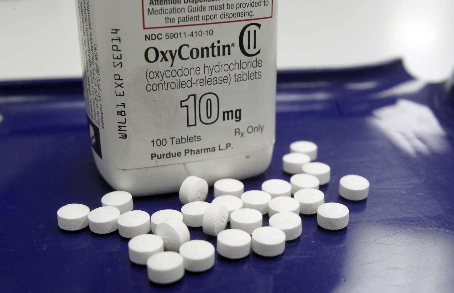 Oxycodone, sold under various brand names such as Roxicodone and OxyContin